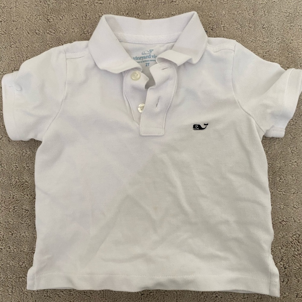Vineyard Vines white polo